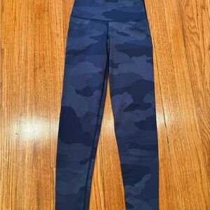 Aerie Blue Camouflage Leggings